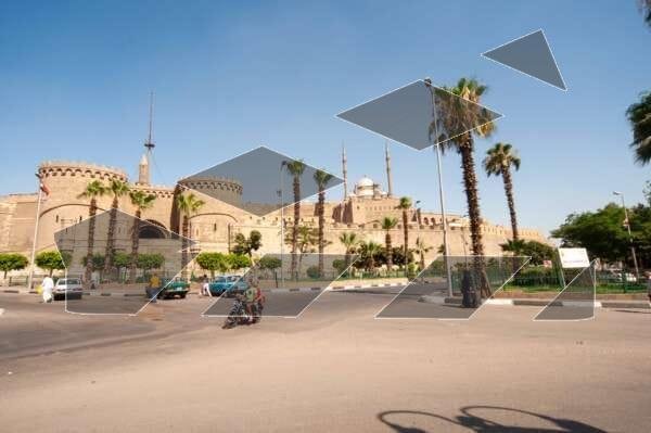 A daytime view of the Citadel of Saladin in Cairo