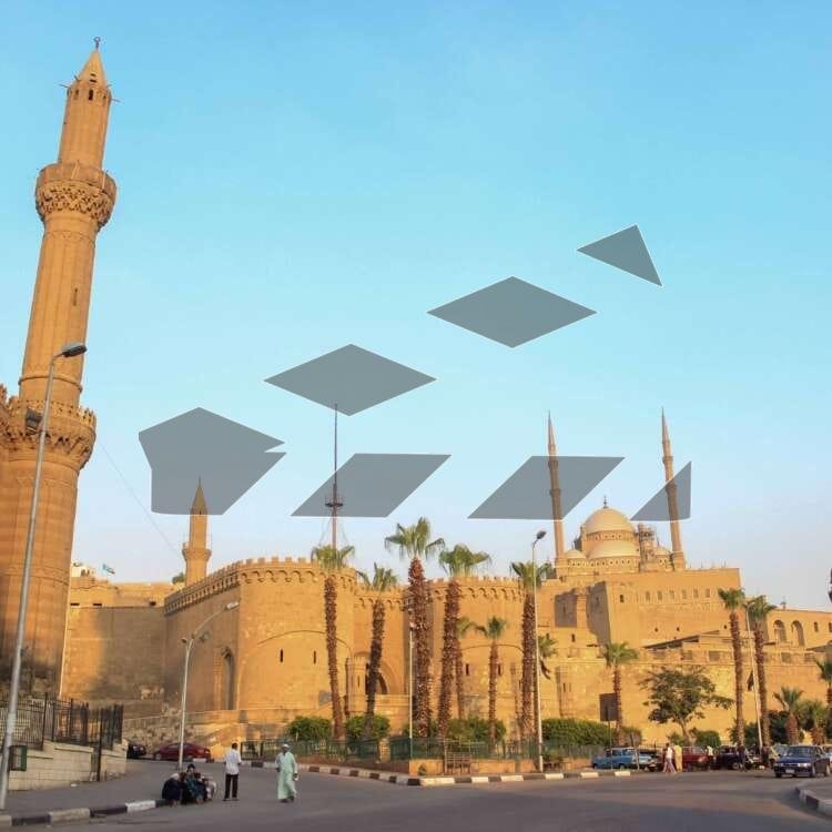 A daytime view of the Citadel of Saladin in Cairo