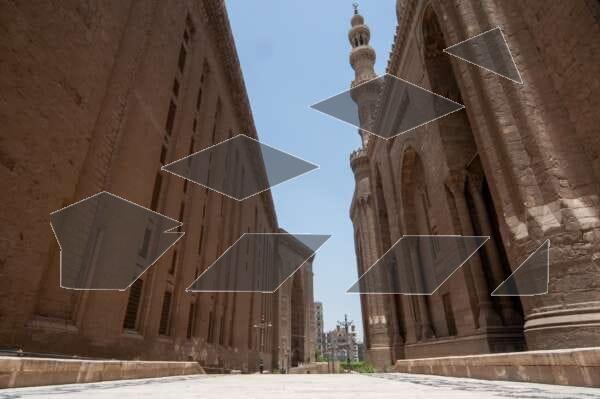 Sultan Hassan Mosque and Surroundings in Old Cairo
