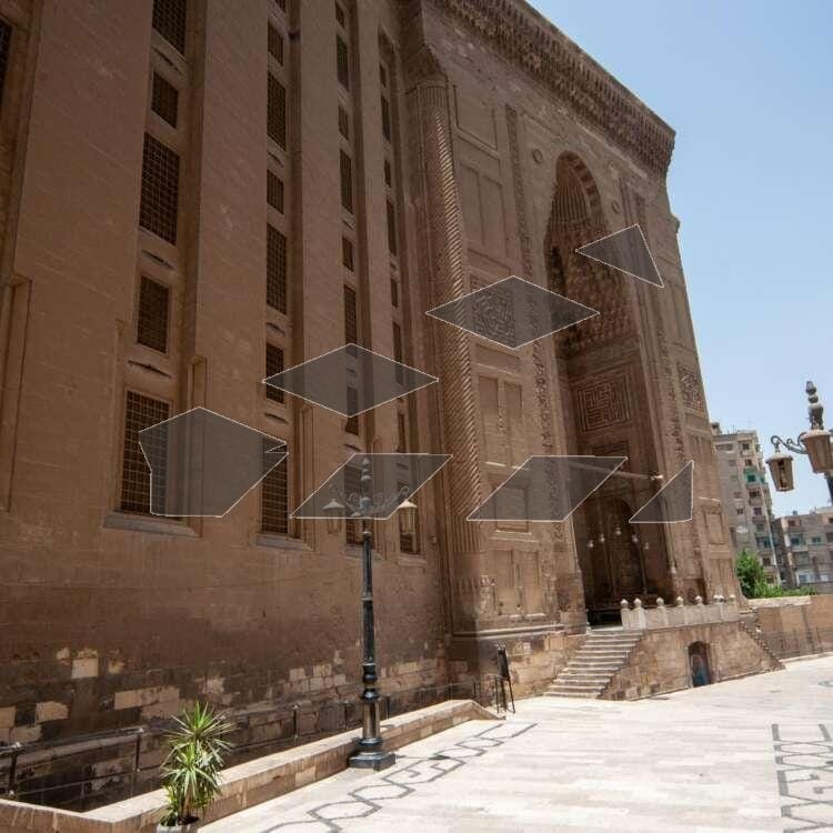 Sultan Hassan Mosque and Surroundings in Old Cairo