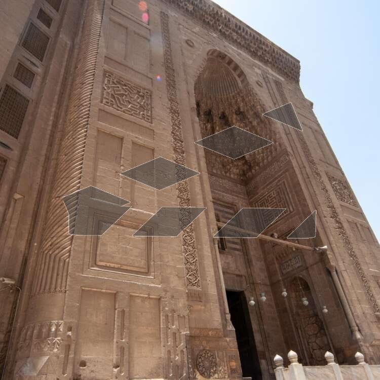 Sultan Hassan Mosque and Surroundings in Old Cairo