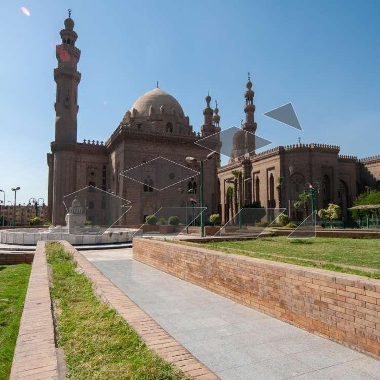 Sultan Hassan Mosque and Surroundings in Old Cairo