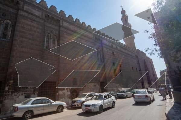 Sultan Hassan Mosque and Surroundings in Old Cairo