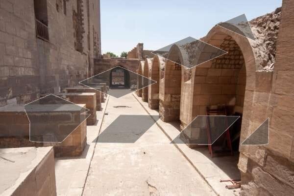 Sultan Hassan Mosque and Surroundings in Old Cairo