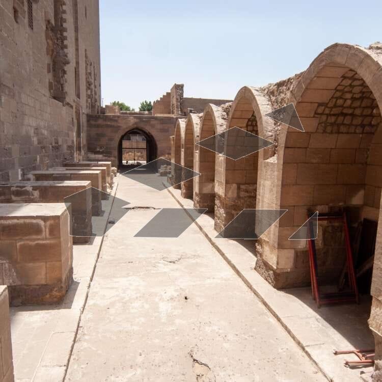Sultan Hassan Mosque and Surroundings in Old Cairo