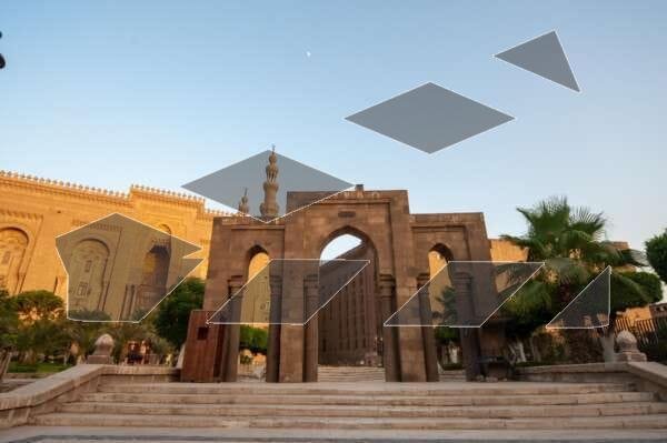 Sultan Hassan Mosque and Surroundings in Old Cairo