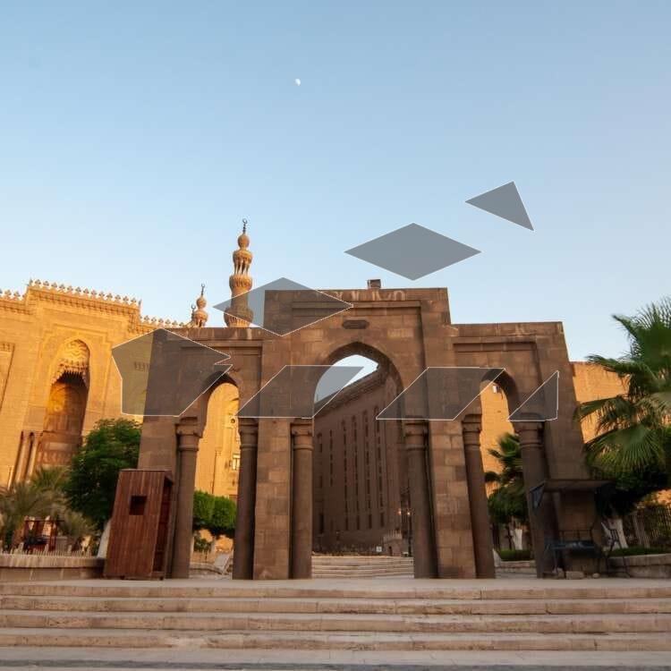 Sultan Hassan Mosque and Surroundings in Old Cairo