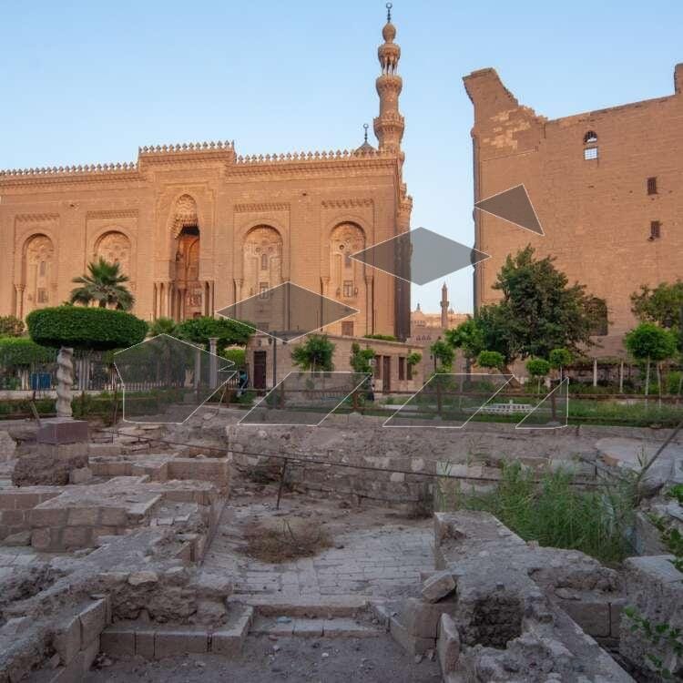 Sultan Hassan Mosque and Surroundings in Old Cairo