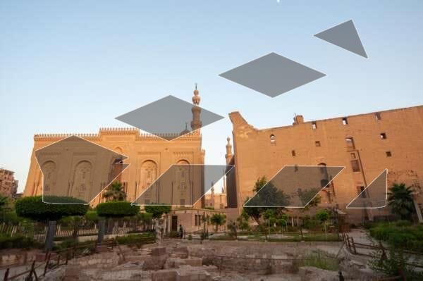 Sultan Hassan Mosque and Surroundings in Old Cairo