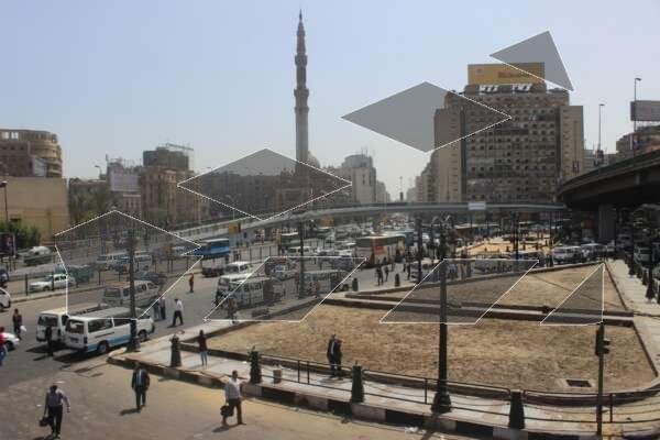 Traffic Congestion in Ramses Square, Cairo – 2014