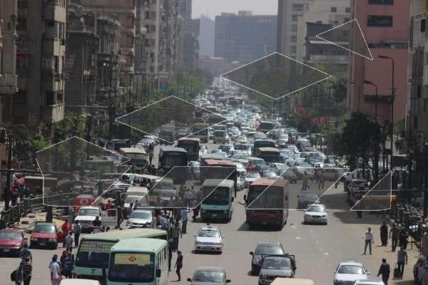 Traffic Congestion in Ramses Square, Cairo – 2014