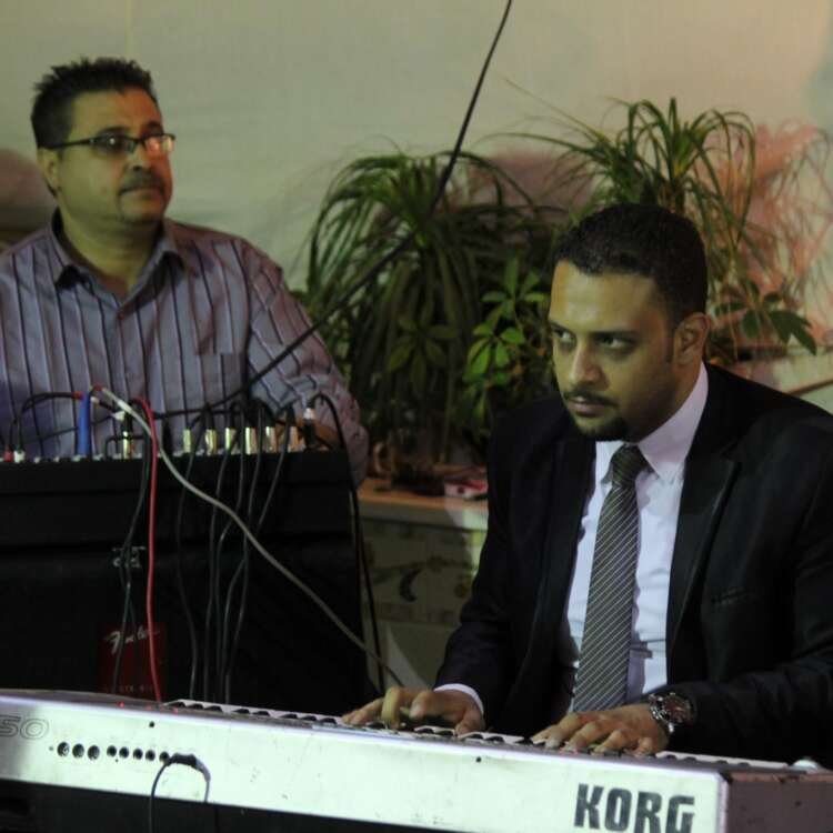 Live Musical Band Performing in a Ramadan Tent – Cairo, Egypt