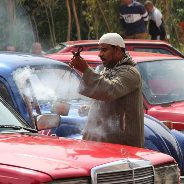 Street Vendors at the Car Market in Nasr City – Urban Scene from Cairo