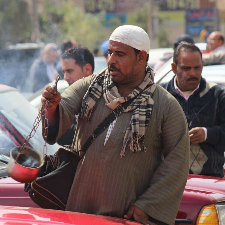 Street Vendors at the Car Market in Nasr City – Urban Scene from Cairo