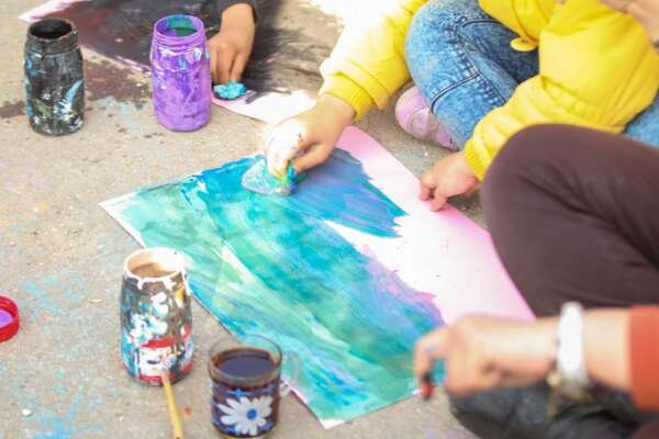 Children Coloring Activity at Cairo International Book Fair – 2017