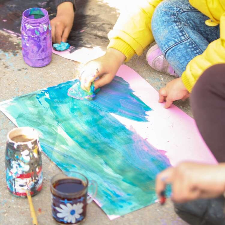 Children Coloring Activity at Cairo International Book Fair – 2017