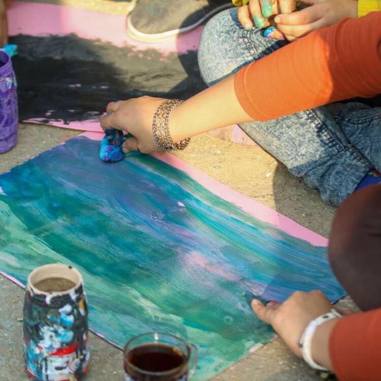 Children Coloring Activity at Cairo International Book Fair – 2017