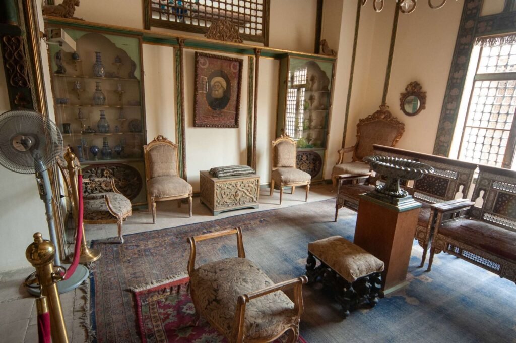 Interior view of a historic room inside the Gayer-Anderson Museum in Old Cairo, Egypt 5