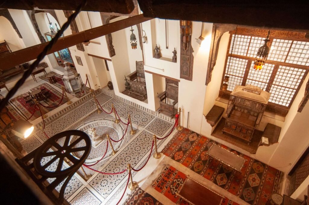 Interior view of a historic room inside the Gayer-Anderson Museum in Old Cairo, Egypt 8