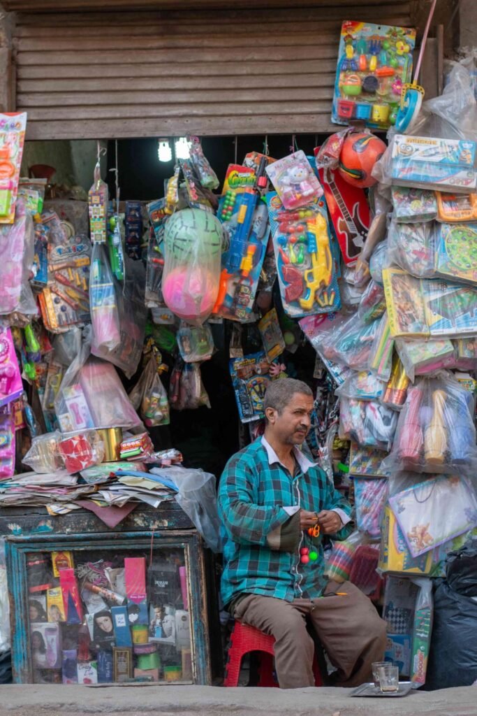 Toy Shop Scene on Al-Ashraf Street – Cairo 2017
