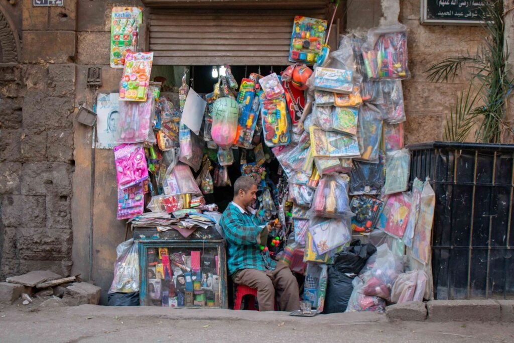 Toy Shop Scene on Al-Ashraf Street – Cairo 2017