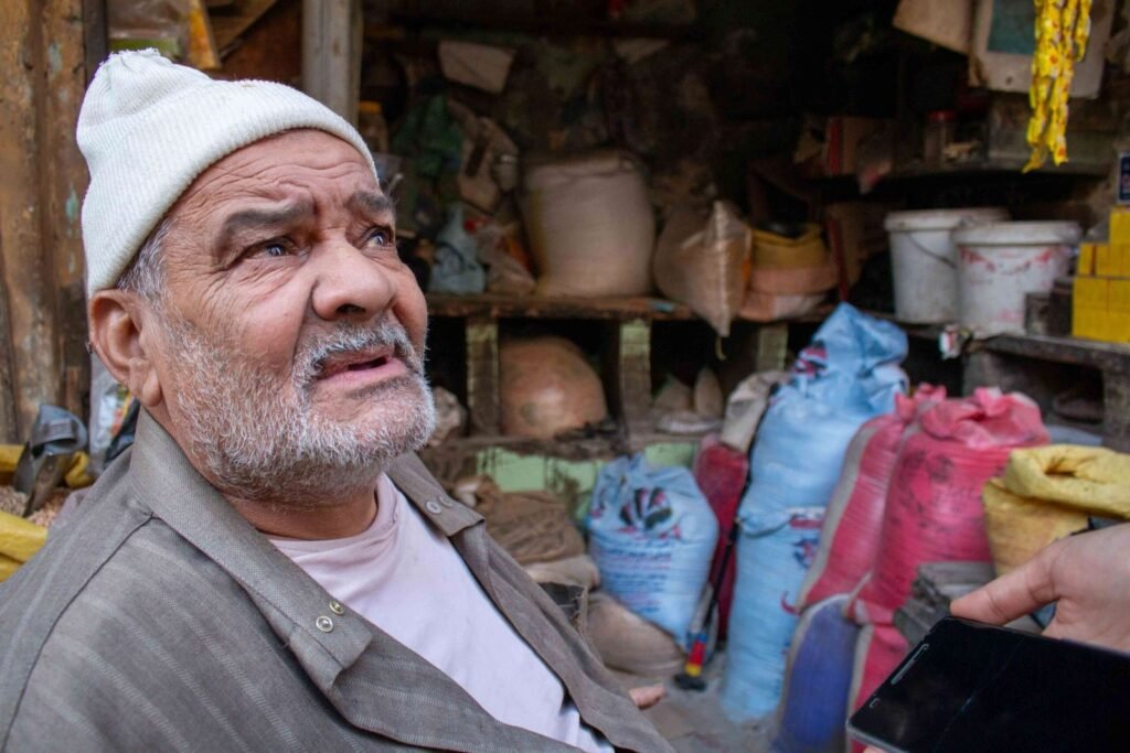 Elderly Man in a Traditional Shop – Al-Ashraf Street, Cairo 2017