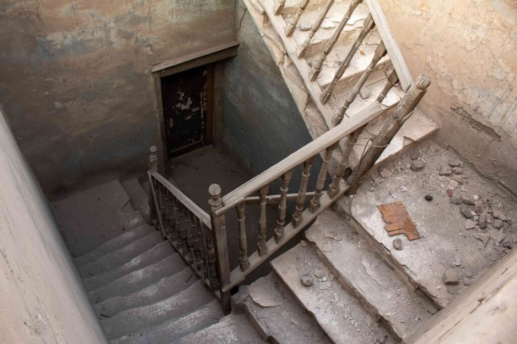 Weathered Staircase of Sakina Pasha House – Cairo 2017