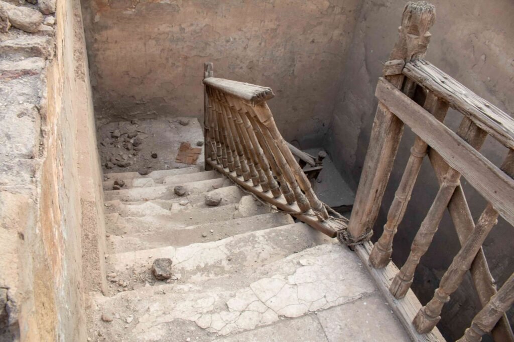Weathered Staircase of Sakina Pasha House – Cairo 2017