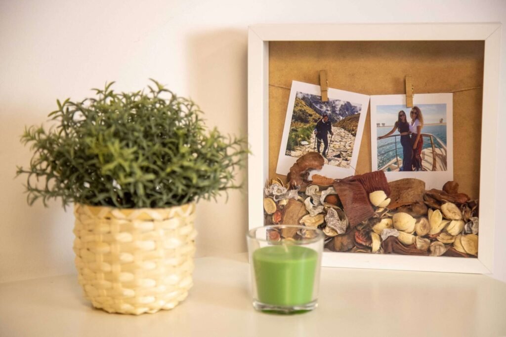 A family photo in a beautiful frame