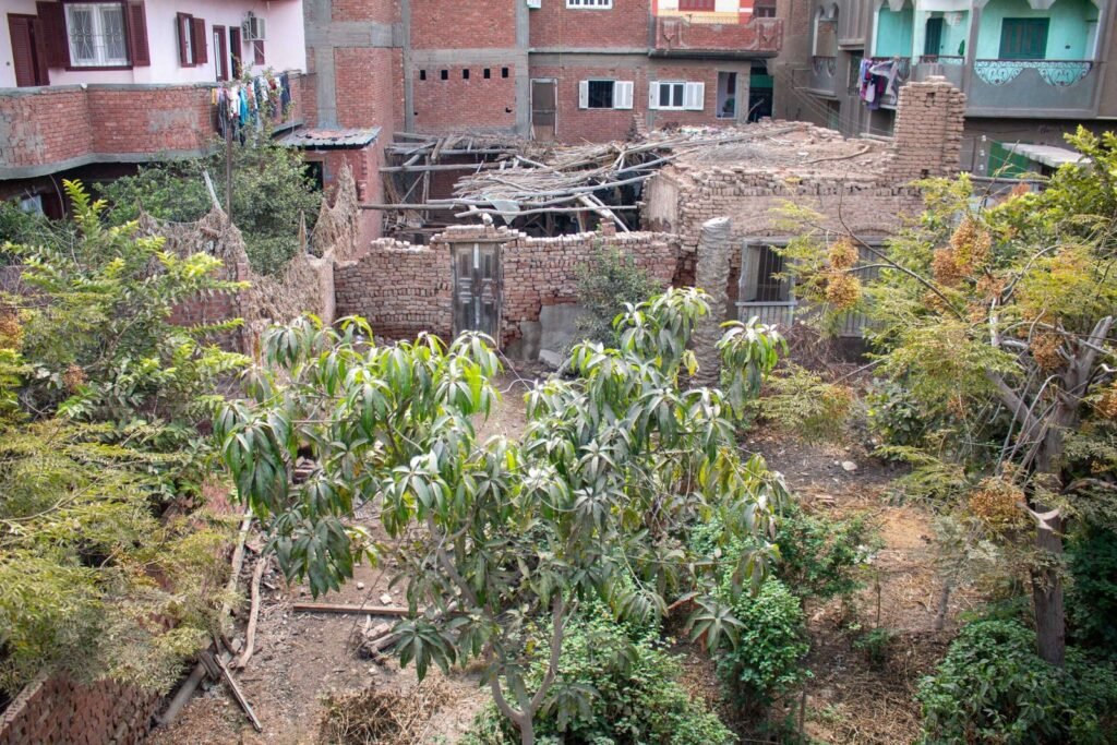 Traditional Mud-Brick Houses in Old Egyptian Villages