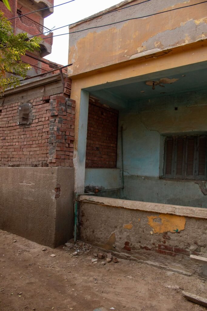 Traditional Mud-Brick Houses in Old Egyptian Villages