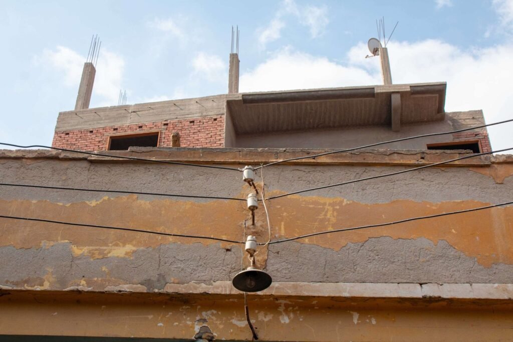 Traditional Mud-Brick Houses in Old Egyptian Villages