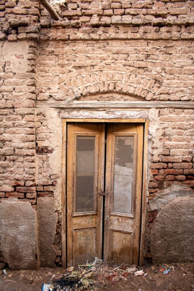 Traditional Mud-Brick Houses in Old Egyptian Villages