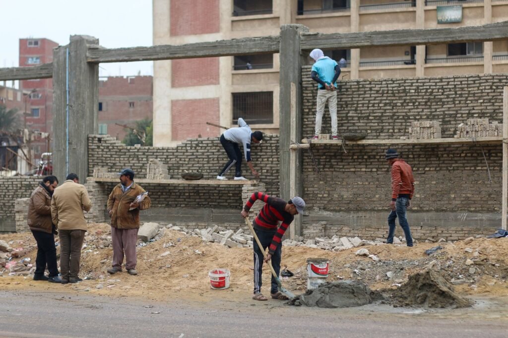Brick Wall Construction – Cairo Winter 2017
