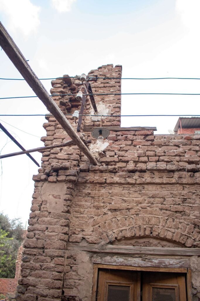 Traditional Mud-Brick Houses in Old Egyptian Villages