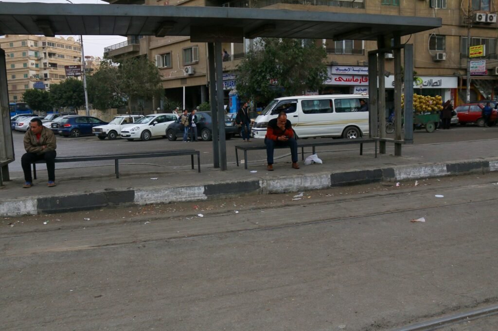 Waiting at the Old Tram Station, Heliopolis – Cairo 3