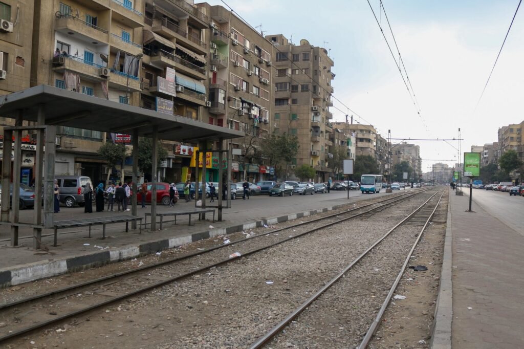 Waiting at the Old Tram Station, Heliopolis – Cairo