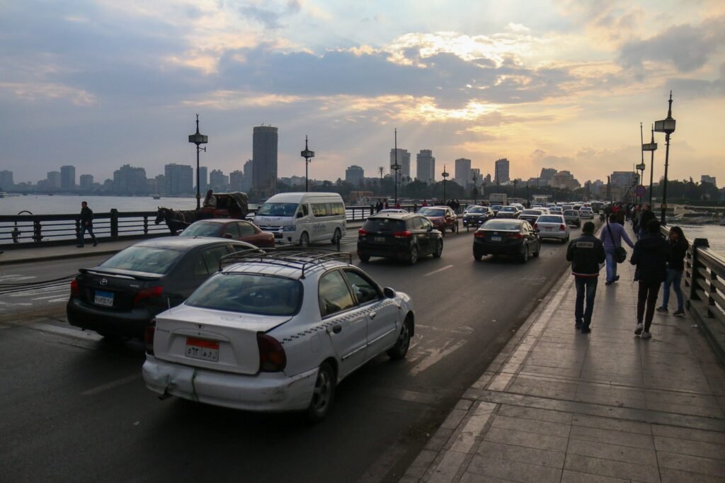 City Bridge at Sunset – Cairo Winter 2017