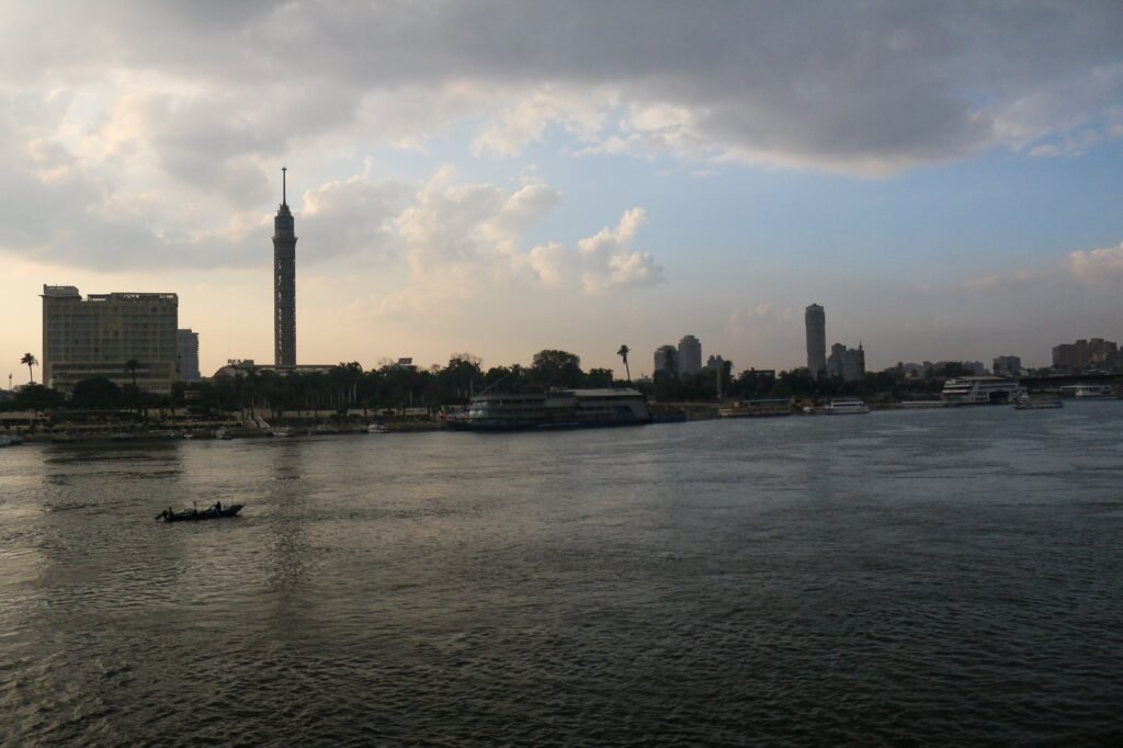 
									Cairo Riverside View with Skyline and Tower – Winter 2017