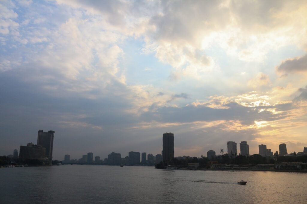 
									Cairo Riverside View with Skyline and Tower – Winter 2017