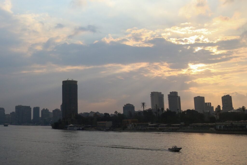 
									Cairo Riverside View with Skyline and Tower – Winter 2017