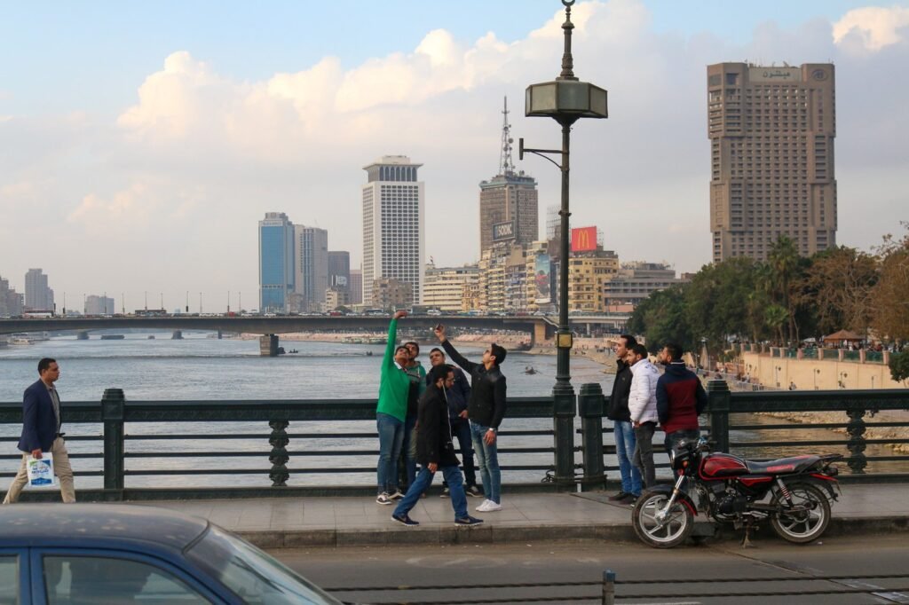 Selfie on the Bridge – Cairo Winter 2017