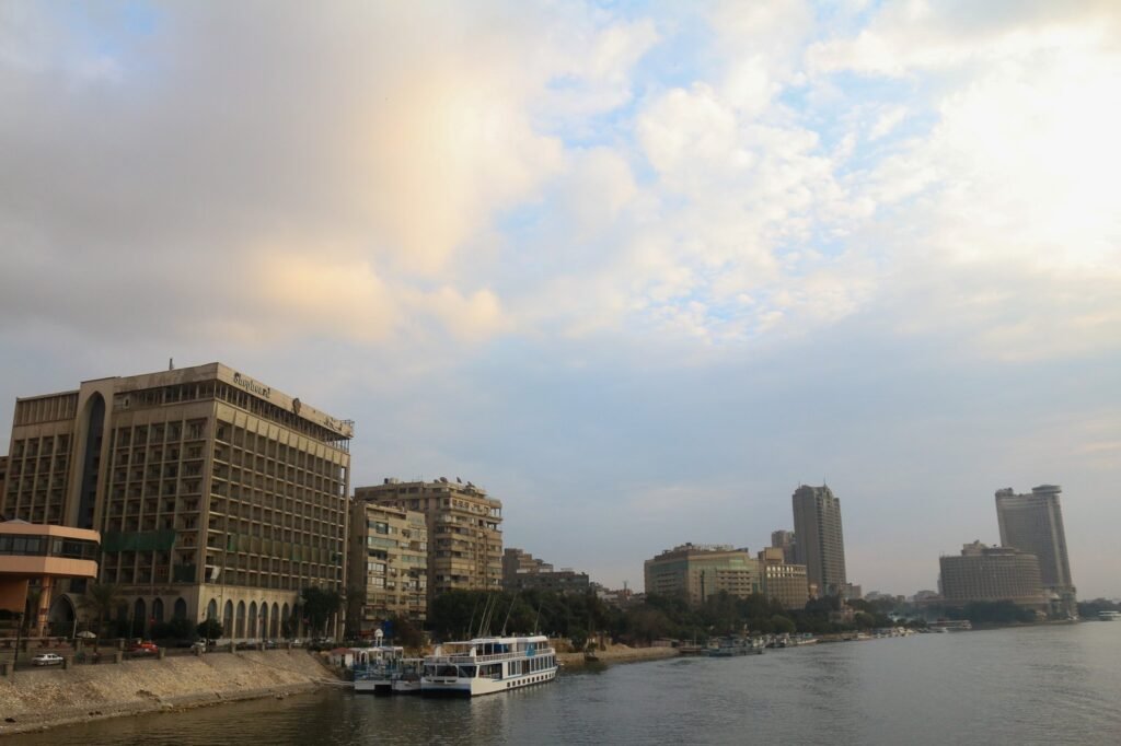 
									Cairo Riverside View with Skyline and Tower – Winter 2017