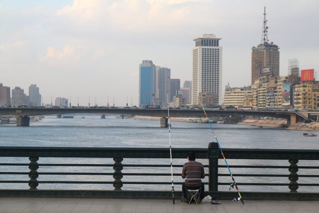 Fishing by the River – Cairo Winter 2017