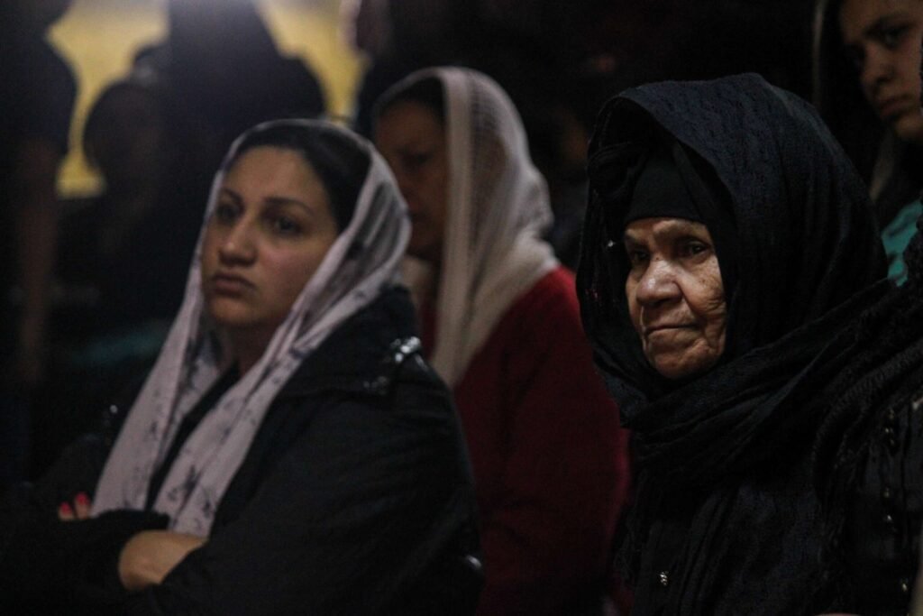 Portrait of an Elderly Woman in Egypt