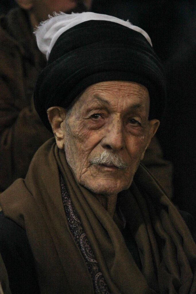 Portrait of an Elderly Man in Egypt