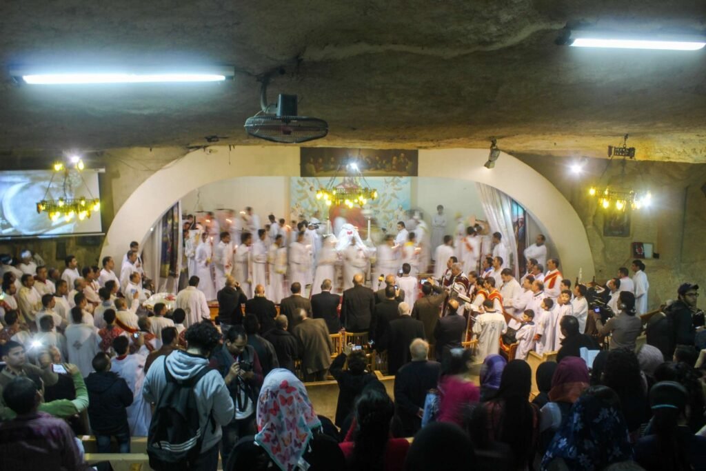 Coptic Christian Ceremony Inside a Church in Egypt 3