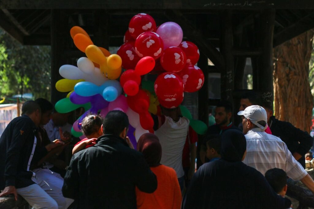 Balloon Seller at Giza Zoo During Eid al-Fitr 2017