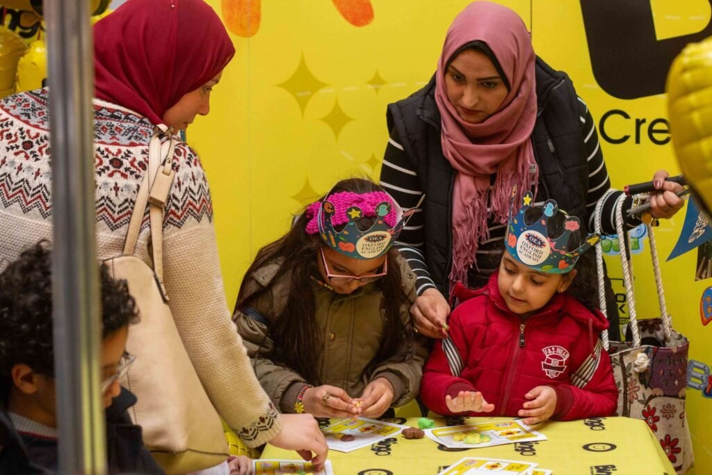 Happy Children with Face Paint at a Cairo Event – 2017