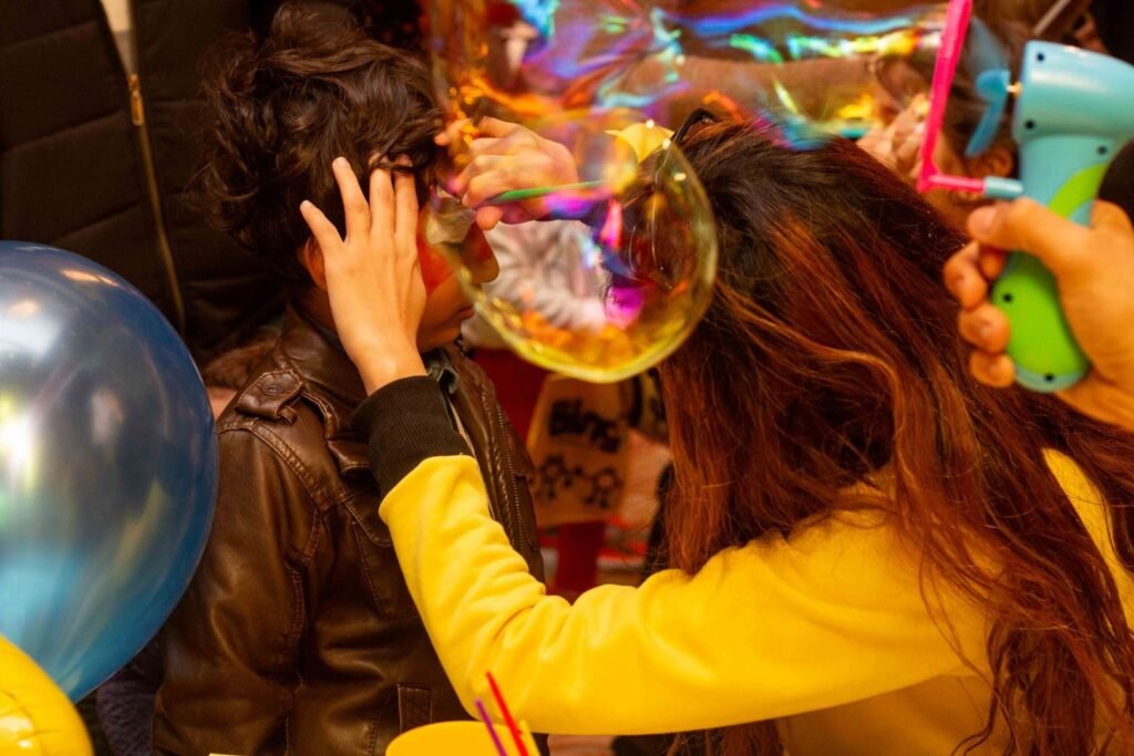 Happy Children with Face Paint at a Cairo Event – 2017